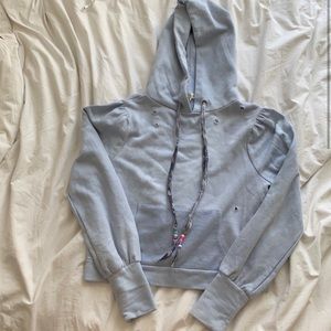Love Shack Fancy Distressed Hoodie